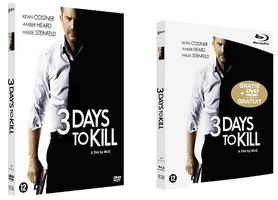 3 Days To Kill DVD & Blu ray