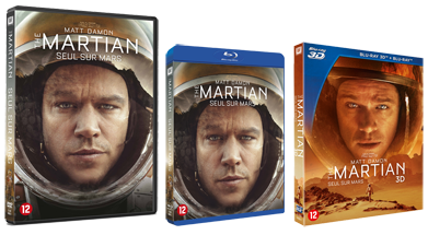 The Martian DVD & Blu ray