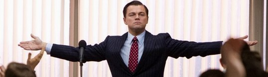 The Wolf of Wall Street banner