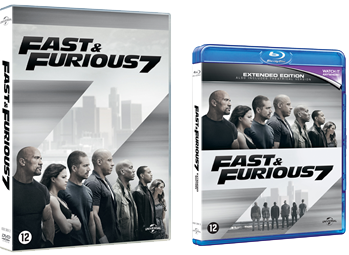 Fast & Furious 7 DVD & Blu ray
