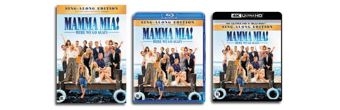 Mamma Mia 2 Here We Go Again still DVD, Blu-ray UHD