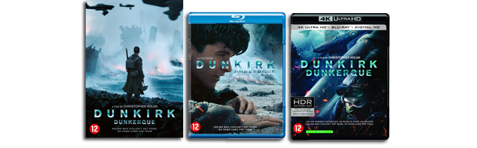 Dunkirk DVD Blu-ray UHD
